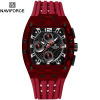 NAVIFORCE Hodinky SI-38619 - Červená/Čierna NAVIFORCE Hodinky SI-38619 - Červená/Čierna