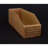 Regálový zásobník 300x100x110 mm- zakladač kartónový produkt Nový produkt - rozložený stav Regálový zásobník 300x100x110 mm- zakladač kartónový produkt Nový produkt - rozložený stav