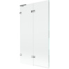 Mexen Lunar L, 2-krídlová vaňová zástena ľavá 100 x 150 cm, číre sklo, chrómová, 897L-100-100-01-00-L Mexen Lunar L, 2-krídlová vaňová zástena ľavá 100 x 150 cm, číre sklo, chrómová, 897L-100-100-01-00-L
