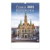 Česká republika 2022, nástěnný kalendář, prodloužená záda Česká republika 2022, nástěnný kalendář, prodloužená záda