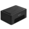 Delock 64187 USB B, SATA 6 Gb / s, DC zásuvka jack 3,5 mm dokovacia stanica pre pevný disk s funkciou klonovania, s funkciou mazania; 64187 Delock 64187 USB B, SATA 6 Gb / s, DC zásuvka jack 3,5 mm dokovacia stanica pre pevný disk s funkciou klonovania, s funkciou mazania; 64187