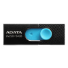 ADATA Flash Disk 64GB USB 2.0 Dash Drive UV220, Black/Blue AUV220-64G-RBKBL ADATA Flash Disk 64GB USB 2.0 Dash Drive UV220, Black/Blue AUV220-64G-RBKBL