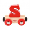 Bigjigs Rail Vagónik drevenej vláčikovej dráhy - písmeno S Bigjigs Rail Vagónik drevenej vláčikovej dráhy - písmeno S