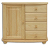Komoda KD 140 borovica Komoda KD 140 borovica