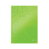 Záznamová kniha Leitz WOW A4 80 listov linajková zelená