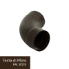 LP koleno zvárané - RAL 8028 Testa di Moro, 80 mm LP koleno zvárané - RAL 8028 Testa di Moro, 80 mm