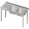 STALGAST Stôl s dvojkomorovým drezom na pravej strane bez police 1300x600x850 mm | STALGAST, 980776130 STALGAST Stôl s dvojkomorovým drezom na pravej strane bez police 1300x600x850 mm | STALGAST, 980776130