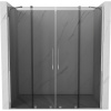 Mexen Velar Duo, posuvné sprchové dvere do otvoru 170 cm, 8mm šedé sklo, chrómová, 871-170-000-42-01 Mexen Velar Duo, posuvné sprchové dvere do otvoru 170 cm, 8mm šedé sklo, chrómová, 871-170-000-42-01