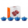 Le Creuset Zapekacia miska 10 cm, 250 ml, sada 4 ks, AZURE, kamenina Le Creuset Zapekacia miska 10 cm, 250 ml, sada 4 ks, AZURE, kamenina