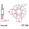 JT Reťazové koliečko JT JTF 1340-18 18T, 530 JT Reťazové koliečko JT JTF 1340-18 18T, 530