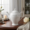 AMBITION Aura Silver 1,1 l - porcelánový džbán na kávu a čaj AMBITION Aura Silver 1,1 l - porcelánový džbán na kávu a čaj