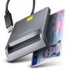 AXAGON CRE-SM3TC, kontaktná čítačka kariet USB-C FlatReader Smart card (eCard), kábel 1,2 m AXAGON CRE-SM3TC, kontaktná čítačka kariet USB-C FlatReader Smart card (eCard), kábel 1,2 m