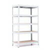Policový regál Trestles RH 1500x800x500, nosnosť 1750 kg, 5 políc Farba: biela, Typ police: drevená MDF 5,4 mm Policový regál Trestles RH 1500x800x500, nosnosť 1750 kg, 5 políc Farba: biela, Typ police: drevená MDF 5,4 mm