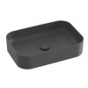 Ravak Ceramic Slim R Umývadlo 55 × 37 cm, antracit XJX03155003 Ravak Ceramic Slim R Umývadlo 55 × 37 cm, antracit XJX03155003