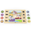Viga Drevené puzzle Doprava, 9 dielikov Viga Drevené puzzle Doprava, 9 dielikov