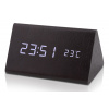 Platinium Drevený digitálny LED budík WAC-027 Platinium Drevený digitálny LED budík WAC-027