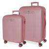 JOUMMA BAGS Movom Riga Pink, Sada luxusných ABS cestovných kufrov 70cm/55cm, 5998965 JOUMMA BAGS Movom Riga Pink, Sada luxusných ABS cestovných kufrov 70cm/55cm, 5998965