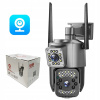 DVOJITÁ VONKAJŠIA WIFI SMART IP KAMERA QUADHD 4MPX APLIKÁCIA DETEKCIA IR DVOJITÁ VONKAJŠIA WIFI SMART IP KAMERA QUADHD 4MPX APLIKÁCIA DETEKCIA IR