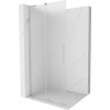 Mexen Velar L, posuvná sprchová zástena Walk-in 110 x 200 cm, 8mm sklo námraza, brúsená oceľ, 871-110-003-33-97 Mexen Velar L, posuvná sprchová zástena Walk-in 110 x 200 cm, 8mm sklo námraza, brúsená oceľ, 871-110-003-33-97