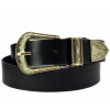 Opasok - Promesso čierny, žltý pás - ženský produkt (Dámska kožená základňa zlatý Blamra Vintage Blamra) Opasok - Promesso čierny, žltý pás - ženský produkt (Dámska kožená základňa zlatý Blamra Vintage Blamra)