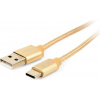 GEMBIRD Opletaný USB-C - USB 2.0, M/M, 1,8 m, zlatý CCB-mUSB2B-AMCM-6-G GEMBIRD Opletaný USB-C - USB 2.0, M/M, 1,8 m, zlatý CCB-mUSB2B-AMCM-6-G
