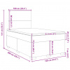 vidaXL Boxspring posteľ s matracom modrá 120x200 cm látka - Modrá - 48210-56778 vidaXL Boxspring posteľ s matracom modrá 120x200 cm látka - Modrá - 48210-56778