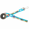 Max&Molly Short Leash Aloha - farebné mestské vodítko pre psa, vzor aloha, 120 cm - XS Max&Molly Short Leash Aloha - farebné mestské vodítko pre psa, vzor aloha, 120 cm - XS