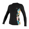 O’NEILL Lycra WMS Side Print L/S Rash Guard Black / Mikah Floral M O’NEILL Lycra WMS Side Print L/S Rash Guard Black / Mikah Floral M