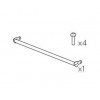 Thule Bexey L - Crossbar welded 55476 Thule Bexey L - Crossbar welded 55476