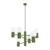 Sollux Lighting Luster Halo, 6x biele sklenené tienidlo, og Sollux Lighting Luster Halo, 6x biele sklenené tienidlo, og