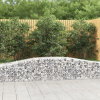 Gabiónové koše, 15 ks, 400x50x40/60 cm, galvaniz Gabiónové koše, 15 ks, 400x50x40/60 cm, galvaniz