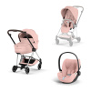 Cybex Platinum CYBEX Mios Travel Set + Cloud T Plus - Style Collection peach pink 2026 chrome brown Cybex Platinum CYBEX Mios Travel Set + Cloud T Plus - Style Collection peach pink 2026 chrome brown