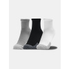 Ponožky Under Armour Heatgear Quarter 3pk - sivá/čierna/biela 47 +