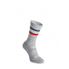 Turistické ponožky Mons Royale Signature Merino Crew Sock - college grey/grey Turistické ponožky Mons Royale Signature Merino Crew Sock - college grey/grey