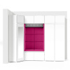 Signal Predsieňová stena AMI 39 Svetlo ružová Biela Signal Predsieňová stena AMI 39 Svetlo ružová Biela
