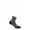 Dámske ponožky CMP Hiking Softair Sock Mid - nero mel Dámske ponožky CMP Hiking Softair Sock Mid - nero mel