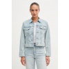 Calvin Klein Jeans džínsová bunda dámska s bavlnou LV047G925G modrá XS Calvin Klein Jeans džínsová bunda dámska s bavlnou LV047G925G modrá XS