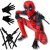 KOSTÝM DEADPOOL S 2 MEČMI PRE DETI KOSTÝM DEADPOOL KOSTÝM 110 KOSTÝM DEADPOOL S 2 MEČMI PRE DETI KOSTÝM DEADPOOL KOSTÝM 110