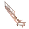 StarWood Schody Lindos Pro bukové ľavé 100cm otvorené drev. dizajn. zábradlie StarWood Schody Lindos Pro bukové ľavé 100cm otvorené drev. dizajn. zábradlie
