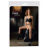Podväzkové pančuchy Cottelli Collection Sieťované pančuchy so zosilnenou špičkou S-L čierne veľ. univerzálna veľkosť 20 DEN Podväzkové pančuchy Cottelli Collection Sieťované pančuchy so zosilnenou špičkou S-L čierne veľ. univerzálna veľkosť 20 DEN