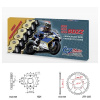 Řetězová sada s ČZ HX-ring SILVER HONDA CMX 300 Rebel rok 17-25 Řetězová sada s ČZ HX-ring SILVER HONDA CMX 300 Rebel rok 17-25