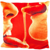Seletti Dekoračný vankúš TOILETPAPER HONEY 50 x 50 cm červená Seletti Dekoračný vankúš TOILETPAPER HONEY 50 x 50 cm červená