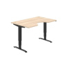 Hobis Pracovný stôl Motion Ergo, ZO, 3S, 140x61-128,x90 cm, agát/čierna Hobis Pracovný stôl Motion Ergo, ZO, 3S, 140x61-128,x90 cm, agát/čierna