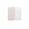 Prikrývka mušelínová 2ks Pink Squares 100x120cm Prikrývka mušelínová 2ks Pink Squares 100x120cm