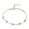 GRACE Silver Jewellery Stříbrný náramek se zirkony Rafaela, stříbro 925/1000, srdce NR-SCB097/21 Zlatá 17 cm + 4 cm (prodloužení) GRACE Silver Jewellery Stříbrný náramek se zirkony Rafaela, stříbro 925/1000, srdce NR-SCB097/21 Zlatá 17 cm + 4 cm (prodloužení)