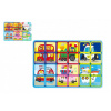 Teddies magnetické doskové doprava plast vo fólii 30x 20 x 1 cm 12 ks v boxe Teddies magnetické doskové doprava plast vo fólii 30x 20 x 1 cm 12 ks v boxe