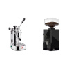 La Pavoni Professional Lusso + Eureka Mignon Silenzio 55, BL black La Pavoni Professional Lusso + Eureka Mignon Silenzio 55, BL black