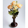 Umelá kytica pivonky oranžové (Kytica pivonky + margarétky ) Umelá kytica pivonky oranžové (Kytica pivonky + margarétky )