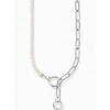 Thomas Sabo KE2193-167-14 Ladies necklace freshwater pearls & link chain, adjustable Thomas Sabo KE2193-167-14 Ladies necklace freshwater pearls & link chain, adjustable