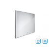 Zrkadlo Nimco LED 700x700 s dvoma dotykovými senzormi ZP 13077VX Zrkadlo Nimco LED 700x700 s dvoma dotykovými senzormi ZP 13077VX
